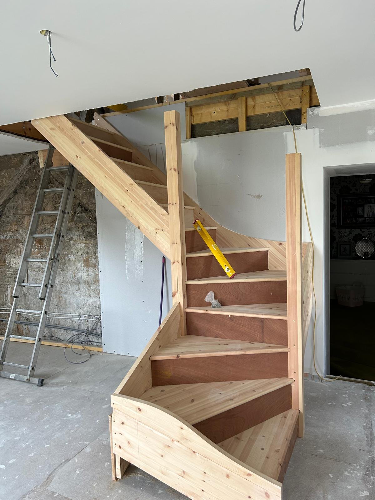 bespoke joinery Fife staircase and panelling